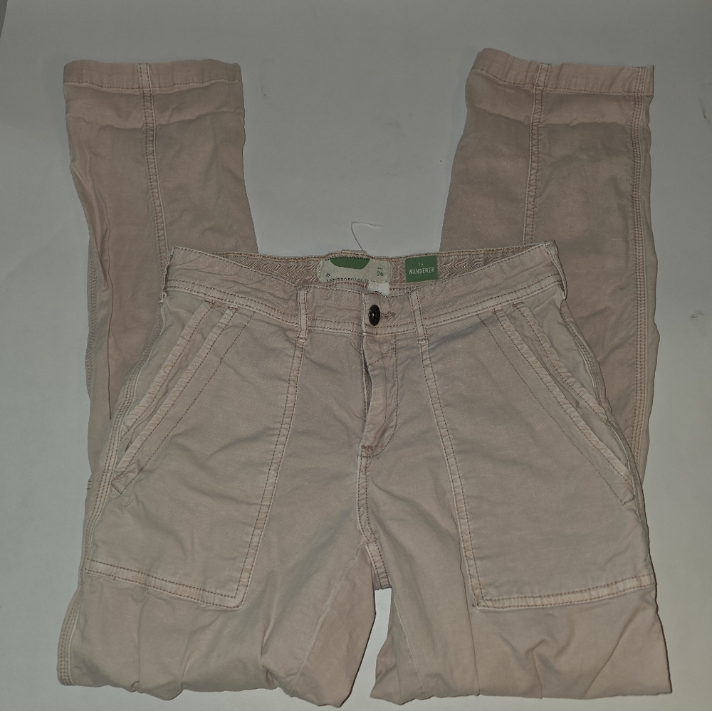 Anthropologie Wanderer Utility Pants Size 26 Rose - Picture 4 of 11